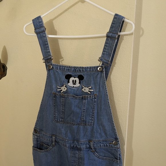 Disney Mickey & Co. Collection x Forever 21 Denim Ombre Overalls Size Small - Picture 3 of 5